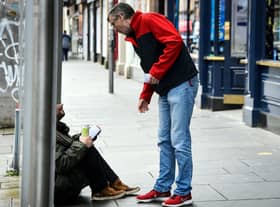 Help solve the homelessness issue in Glasgow. Pic: ANDY BUCHANAN/AFP via Getty Images