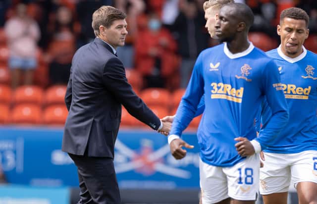 Steven Gerrard, manager of Rangers. (Photo by Steve Welsh/Getty Images)