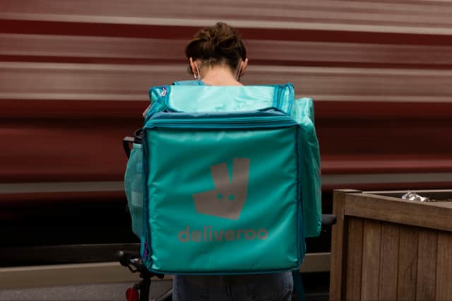 Deliveroo has been given permission to open a facility in Glasgow. Pic: Dan Kitwood/Getty Images.