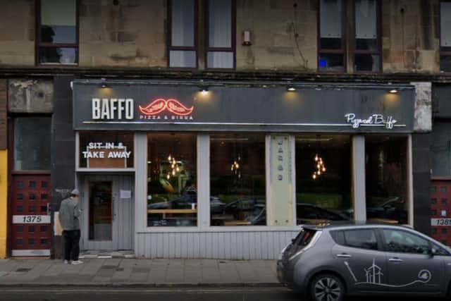 Baffo is the fifth best pizza place in Glasgow, according to reviews. Pic: Google.