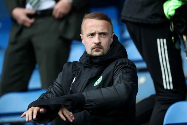 Leigh Griffiths of Celtic.  (Photo by Ian MacNicol/Getty Images)