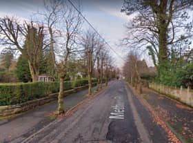 Methven Road in Giffnock.