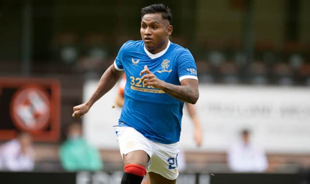 Alfredo Morelos of Rangers. (Photo by Steve Welsh/Getty Images)