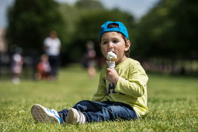 It’ll be good weather for ice cream.