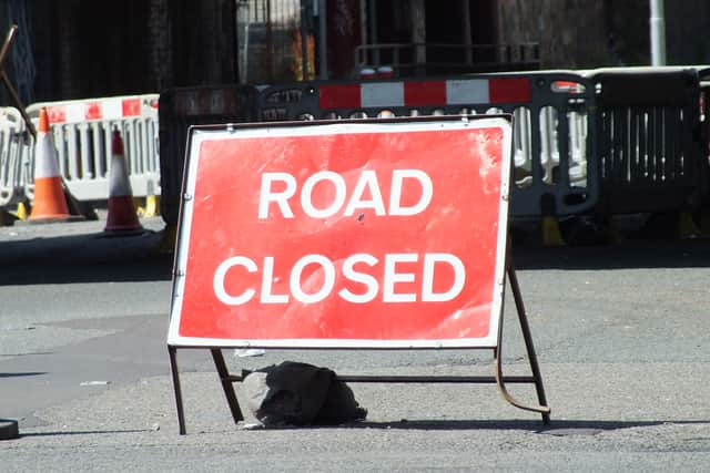 The northbound carriageway on the M73 will be closed.