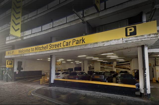 Mitchell Street car park. 
