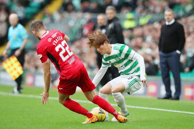 Kyogo Furuhashi of Celtic. (Photo by Ian MacNicol/Getty Images)