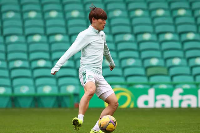 Kyogo Furuhashi of Celtic. (Photo by Ian MacNicol/Getty Images)