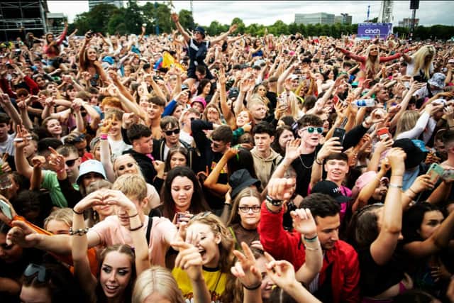 The crowds at this year’s TRNSMT. Pic: Andy Buchanan/AFP via Getty Images.