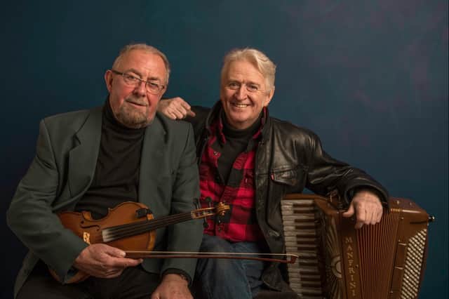 Phil Cunningham and Aly Bain will be performing.