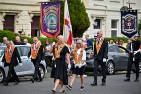 More than 30 Orange marches will be taking place in Glasgow on Saturday. Pic: Jeff J Mitchell/Getty Images.