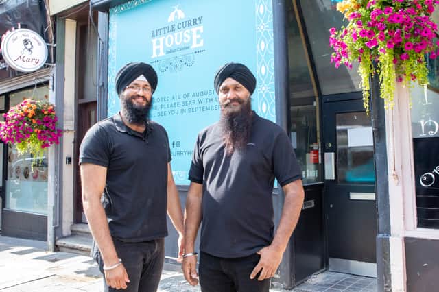 Jas Singh and Kulwant Singh (Picture by Elaine Livingstone)
