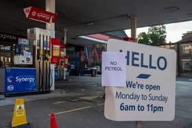 Many petrol stations in Glasgow have completely sold out of unleaded and diesel fuel.
