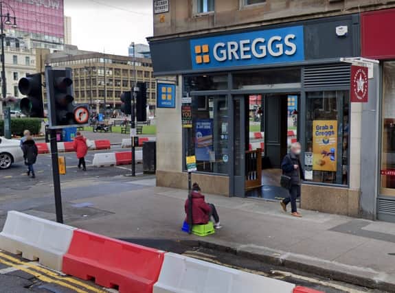 Greggs outlet, Queen Street, Glasgow. (Photo: Google Maps)