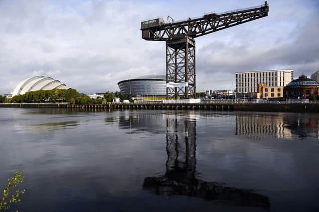 Preparations are underway in Glasgow ahead of the COP26 climate change summit (image: AFP/Getty Images)