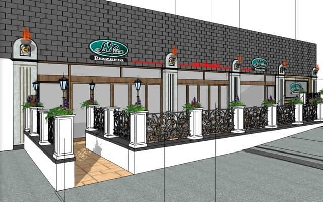 The plans for the new La Vita in the east end.