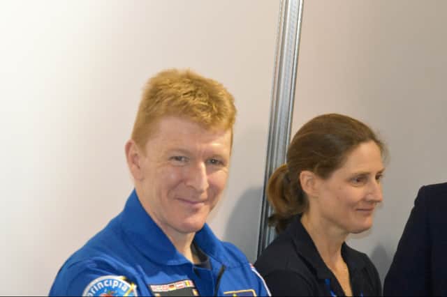 Astronaut Tim Peake is coming to Glasgow.