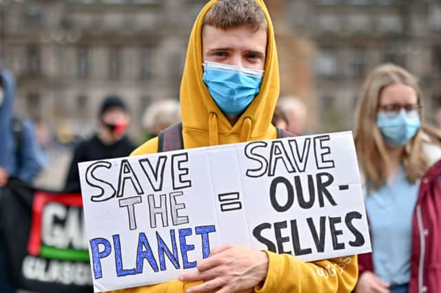 The Glasgow march will take place on November 5. Pic: Getty Images.