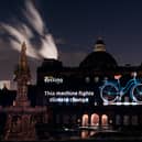 Landmarks around Glasgow were lit up as part of the project.