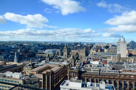 An aerial shot of Glasgow (Pic from Shutterstock) 