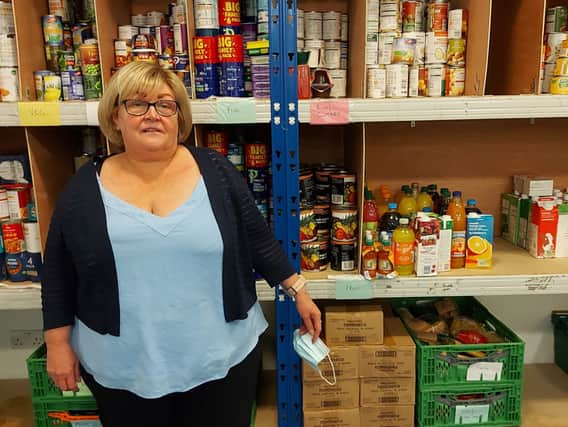 Audrey Flannagan is manager of the Glasgow South East Food bank (Pic from Glasgow South East Food bank)