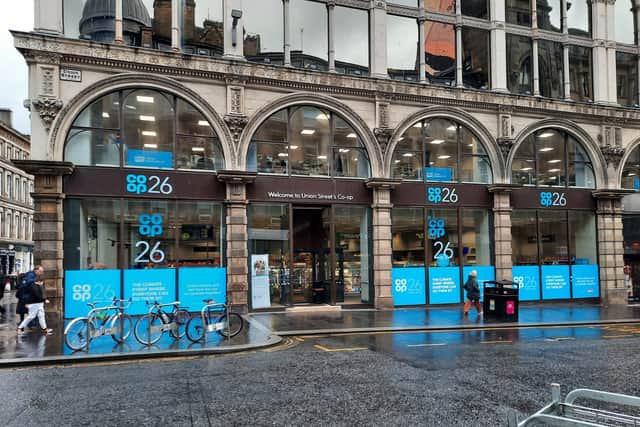 The Co-op store on Union Street, Glasgow (Pic from Co-op) 