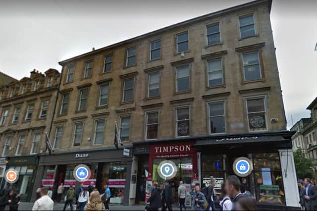 The planning application for the Buchanan Street building has been approved.