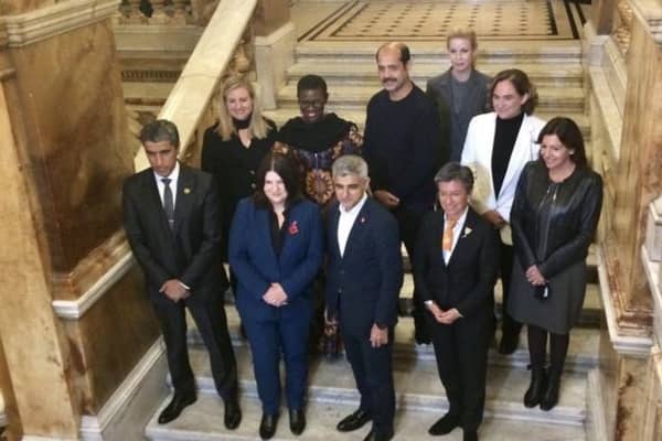 Susan Aitken was joined by mayors from around the world.