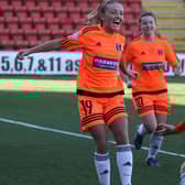 Former Glasgow City and Scotland international Sarah Crilly during her playing days