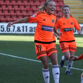 Former Glasgow City and Scotland international Sarah Crilly during her playing days