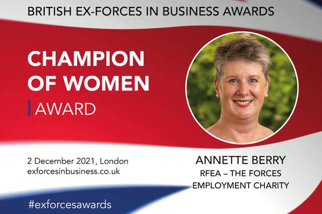 Annette Berry has been shortlisted for an award.