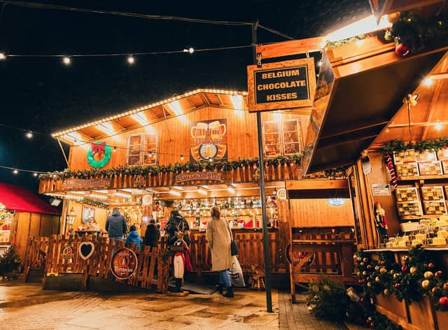 The Christmas market at Glasgow Fort is now open.