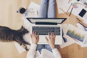One in 12 Glasgow office workers have been working from home.