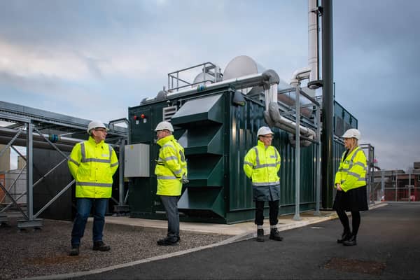 Work on the ground-breaking heating system has been completed.