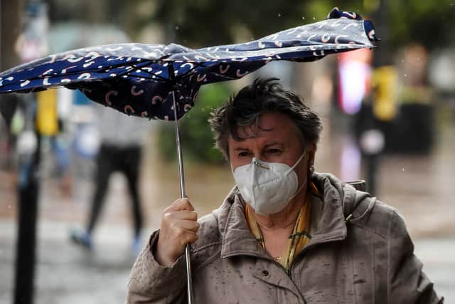 Glasgow is set for stormy weather on Sunday evening.