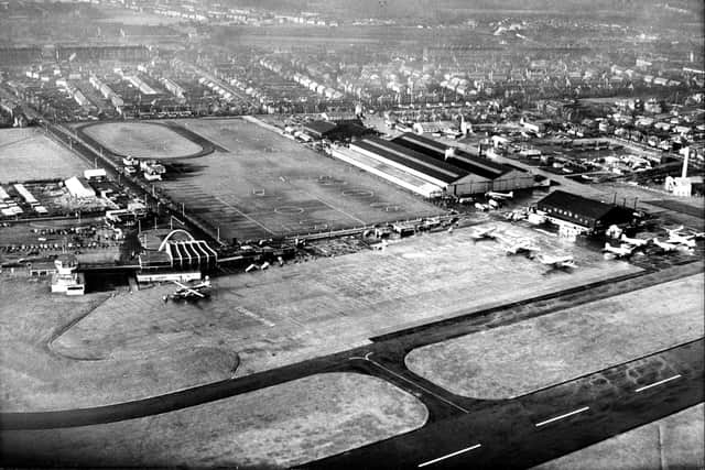Renfrew Airport was surrounded by buildings and had no room to grow.