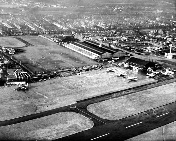 Renfrew Airport was surrounded by buildings and had no room to grow.