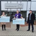 From left: Lord Provost Phillip Braat with Fiona Lewis from SAMH, William McGowan from GCHC and Alan Burns, executive director of City Building.