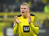 Erling Haaland is set to miss Borussia Dortmund’s first-leg clash with Rangers 