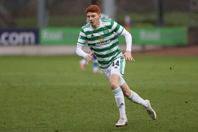 18-year-old striker Joey Dawson made his Celtic first-team debut as a first-half substitute against St Johnstone 