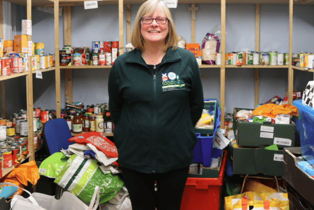 The food bank joined forces with the Celtic Charity Foundation 