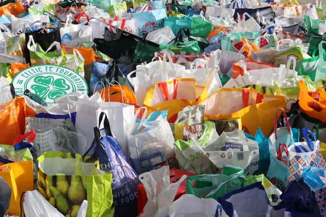 The people of Glasgow were generous in their donations to the food bank