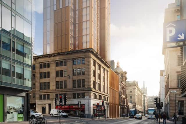 Brickland wants to knock down unlisted buildings at 70-72 Waterloo Street and “substantially demolish” the B-listed distillers building.