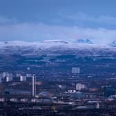 WXCharts is forecasting heavy snowfall in Glasgow next week.