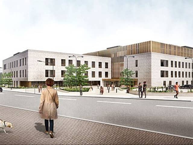 Plans for the new health centre in Parkhead.