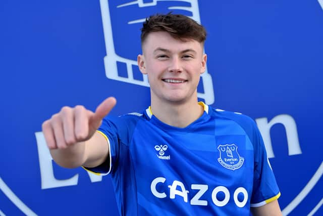 Nathan Patterson, Everton Image: everton/twitter