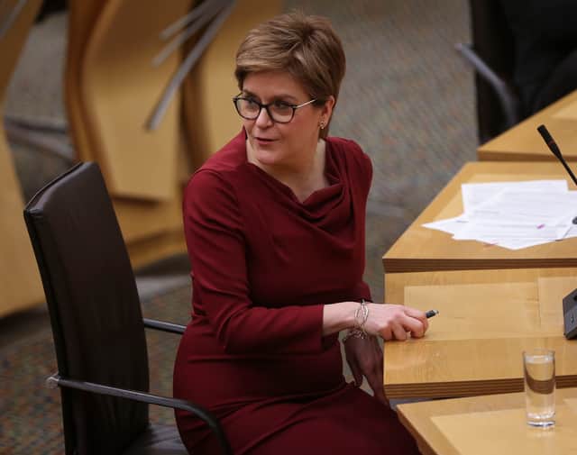 Nicola Sturgeon has confirmed that caps on crowds at large outdoor public events will be lifted from Monday. (Credit: Getty)
