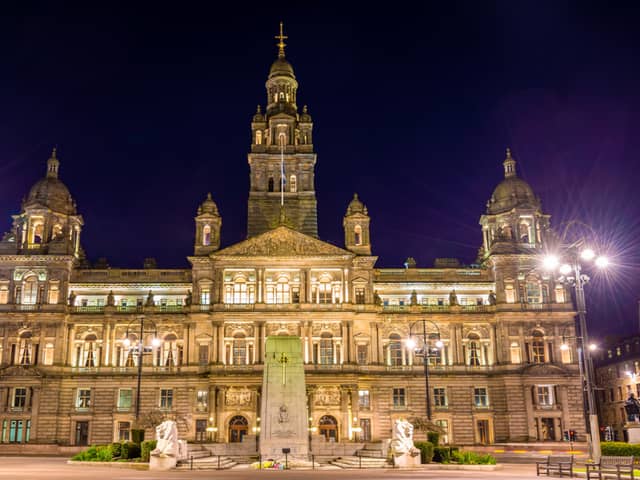 Claimants will be protesting outside Glasgow City Chambers. 