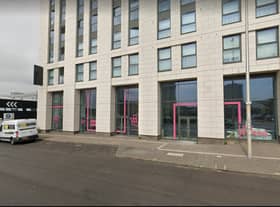 The empty units on Kyle Street.