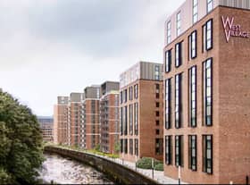 The plans for the housing development next to the River Kelvin.